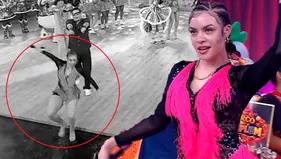 Lisandra Lizama sufrió bochornosa caída en pleno programa EN VIVO