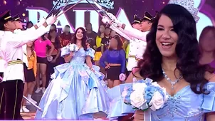 Lorelein Palao cumplió su sueño de lucir como quinceañera