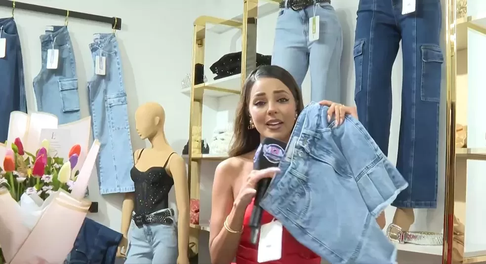 Luciana Fuster inauguró su tienda de ropa. 