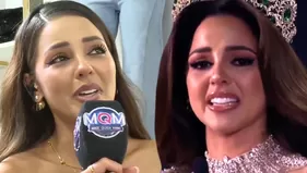 Luciana Fuster lloró al recordar su despedida del Miss Grand