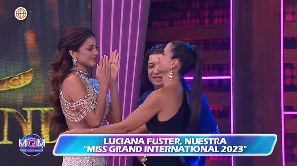 Luciana Fuster se quebró en vivo.