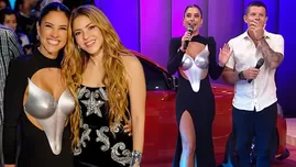 María Pía Copello lució vestido en vivo: Huele a Shakira.