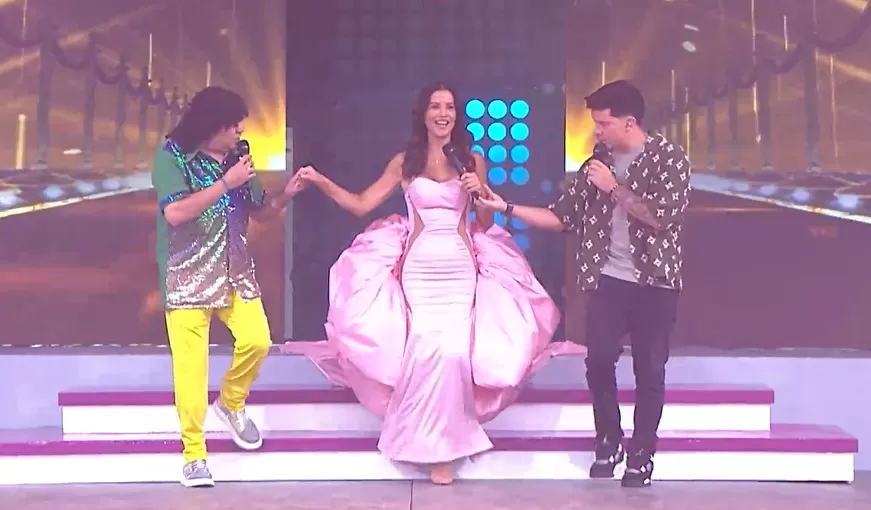 María Pía Copello con el vestido de Shakira.