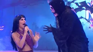María Pía Copello sufrió terrible susto en vivo por Halloween