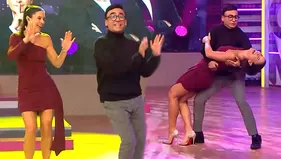 María Pía Copello y Adal Ramones protagonizaron divertido baile en vivo