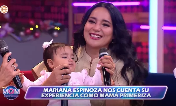 Mariana Espinoza presentó a su hija.