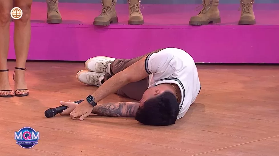 Mario Hart se desmayó en vivo.