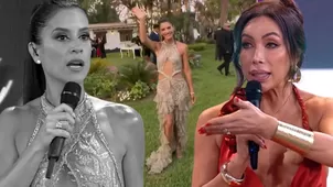 Nicole Akari desaprobó el vestido de María Pía Copello