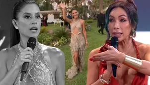 Nicole Akari desaprobó el vestido de María Pía Copello 