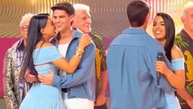 Onelia Molina y Kevin Díaz se lucieron con romántico baile en detrás de cámaras
