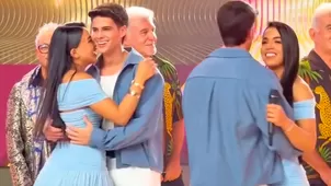 Onelia Molina y Kevin Díaz se lucieron con romántico baile en detrás de cámaras