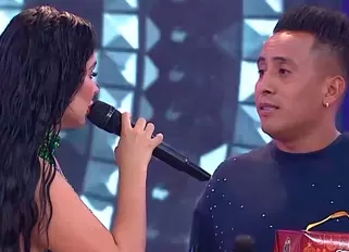 Pamela Franco cuadró a Christian Cueva por tremendo error. | Fuente: América Televisión