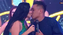 ¿Pamela Franco le cobra a Christian Cueva por besarse en show? | Fuente: América Televisión