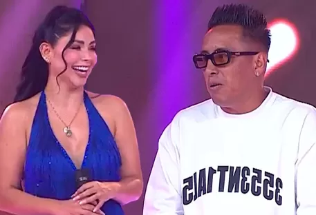 Pamela sorprendió realmente a Cueva | Composición: Katherine Lozano | Fuente: América Televisión