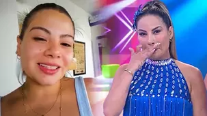 Pamela López lloró de emoción por mensaje de su hija mayor