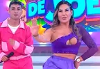 Pamela López se enfrentó en duelo de baile al ritmo de festejo