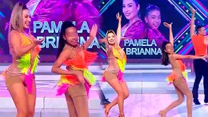 Pamela López y su hija Briana cautivaron al bailar cumbia