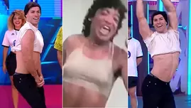 Patricio Parodi copió el baile de "La Carlota" en su primera vez en TV