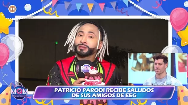 Patricio Parodi recibió saludos de guerreros y combatientes.