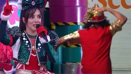 Rosángela Espinoza cantó a capela en MQM