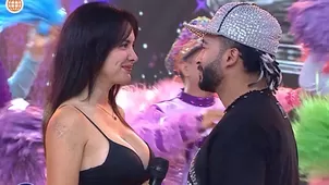 Rosángela Espinoza y Zumba jugaron a las miraditas en MQM