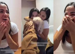 Sirena Ortiz estalló de emoción con tierna sorpresa de Raysa 