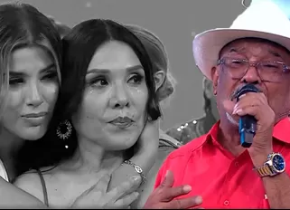 Tula lloró al recordar a su mamá | Composición: Katherine Lozano | Fuente: América Televisión
