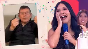 Tula Rodríguez recibió sorpresa de parte de Don Tulo y hermanas