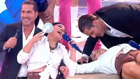 Tula Rodríguez se “desmayó” en vivo al conocer a “El Titi”