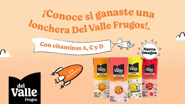 Conoce aquí al ganador del sorteo Del Valle Frugos.