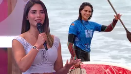 Vania Torres tras convertirse en campeona mundial.