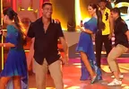 Yaco Eskenazi y Rebeca Escribens se lucieron al ritmo del "baile del gusano"