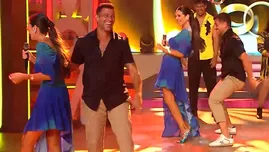 Yaco Eskenazi y Rebeca Escribens se lucieron al ritmo del "baile del gusano".