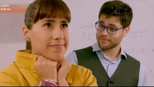 Maricucha se emocionó al conocer a Óscar, su nuevo profesor de matemáticas