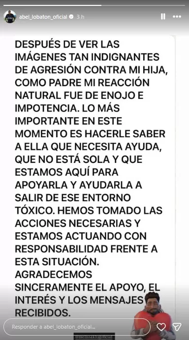 Abel Lobatón defendió a Samahara.