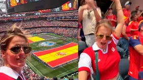 Alejandra Baigorria viajó al Mundial y enloqueció por España