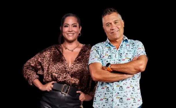 Katia Palma y Mathías Brivio, conductores de EEG
