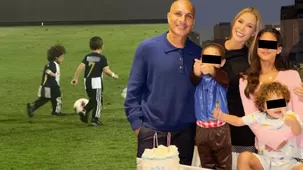 Ana Paula presumió a sus hijos con Paolo jugando fútbol | Fuente: Instagram anapaulaconsorte_