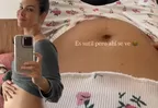 Anahí de Cárdenas se emocionó con la 'patadita' de su bebé