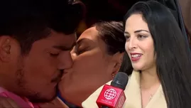 Andrea Luna contó detalles del beso de Romina y Joel