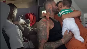 Angie Arizaga enternece redes con video de Jota y su hijo