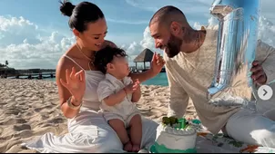 Angie Arizaga hizo emotiva promesa a su hijo por su primer año