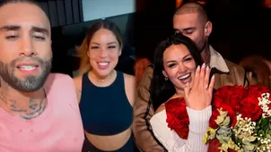 Angie Arizaga y Jota Benz se casan y así reaccionó su hermana
