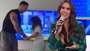 Anthony y la hija de Melissa celebraron al verla como conductora