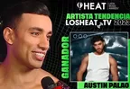 Austin Palao ganó como "Artista tendencia" en Los Premios Heat y Said se emocionó