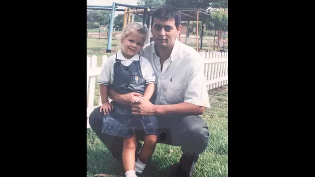 Brunella Horna y su papá Gustavo. (Foto: Instagram)