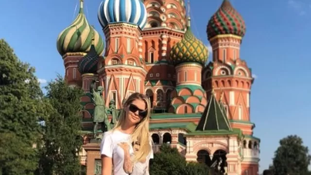 Brunella Horna en Moscú, Rusia. (Foto: Instagram)