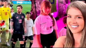 Brunella Horna captó a hija de Richard brillando en partido Messi