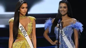 Camila Escribens brilló en la preliminar del Miss Universo con su pasarela