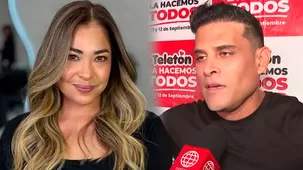 Christian de lejitos con Melanie | Composición: Katherine Lozano | Fuente: América Televisión e Instagram